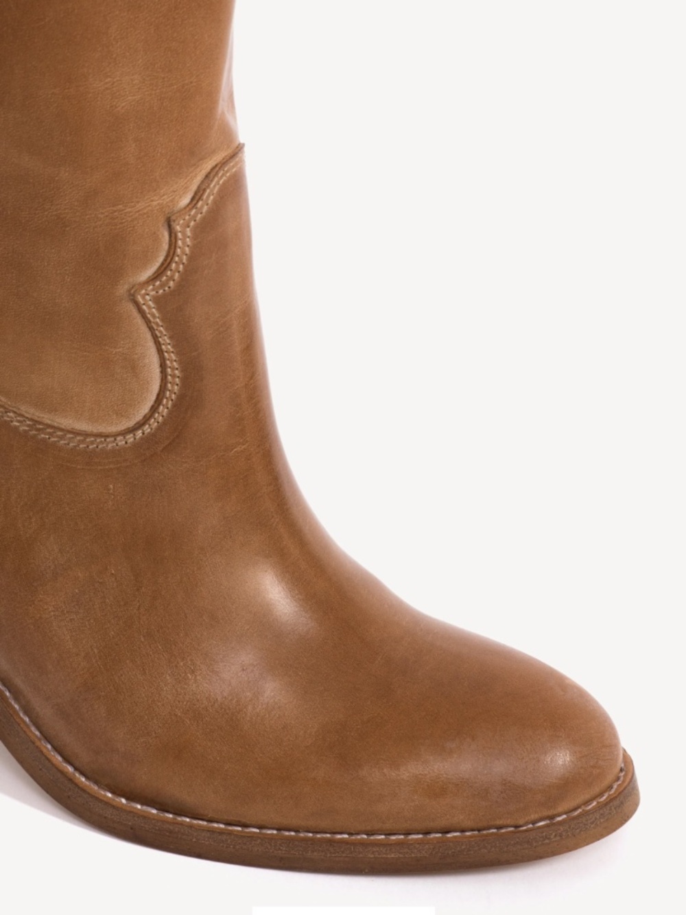 Janie Boot in Dark Tan Escovado Leather by Dico Copenhagen - Picture 6 of 15
